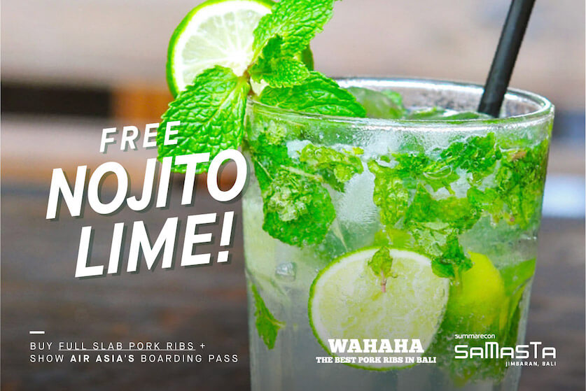GET 1 FREE NOJITO LIME